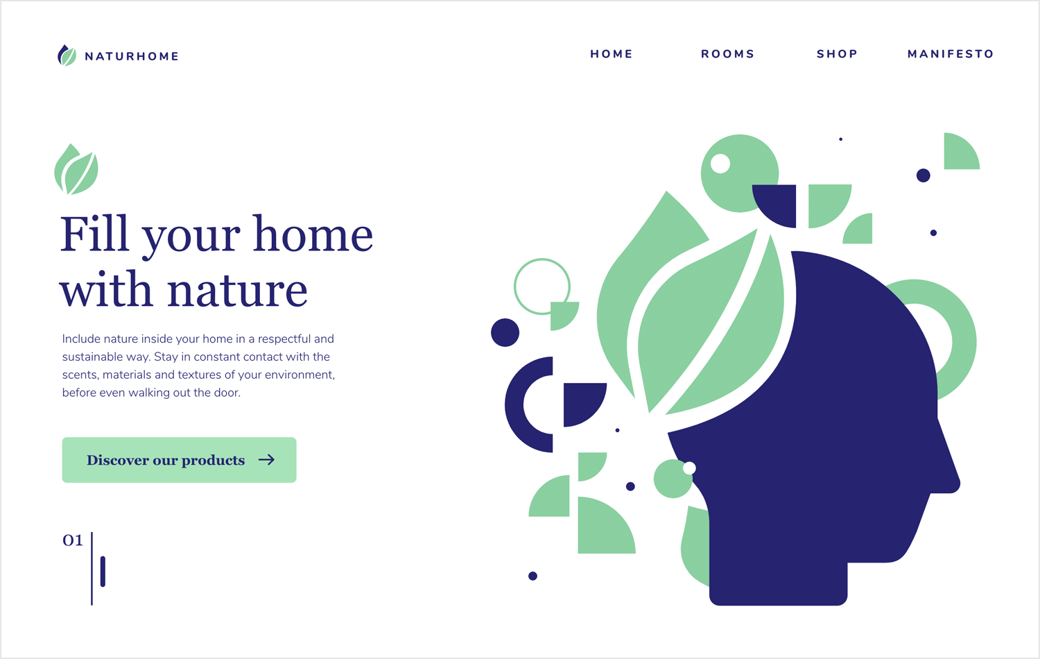 casual example of web design portfolio template