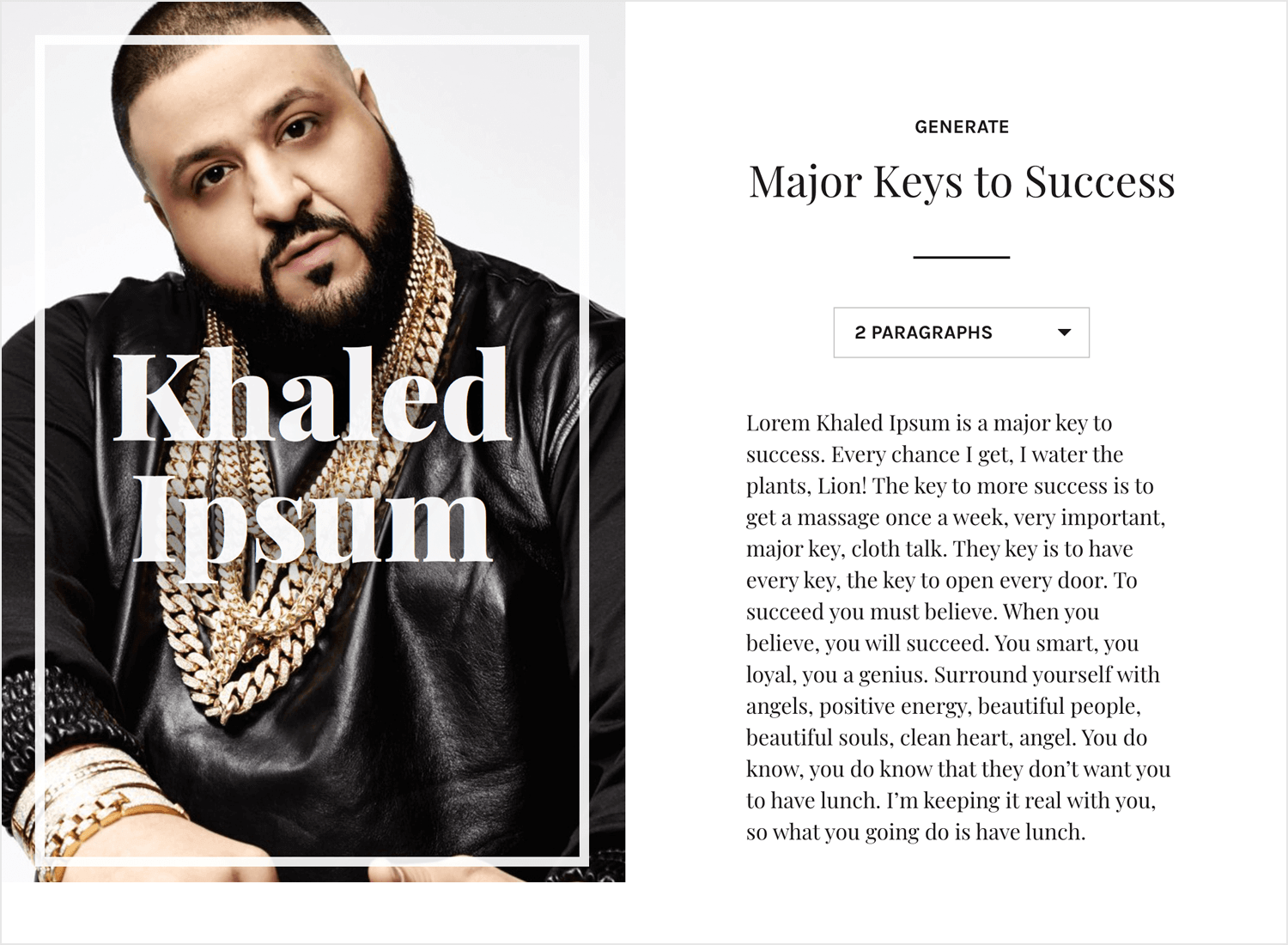 lorem ipsum alternatives 6 - dj khaled ipsum