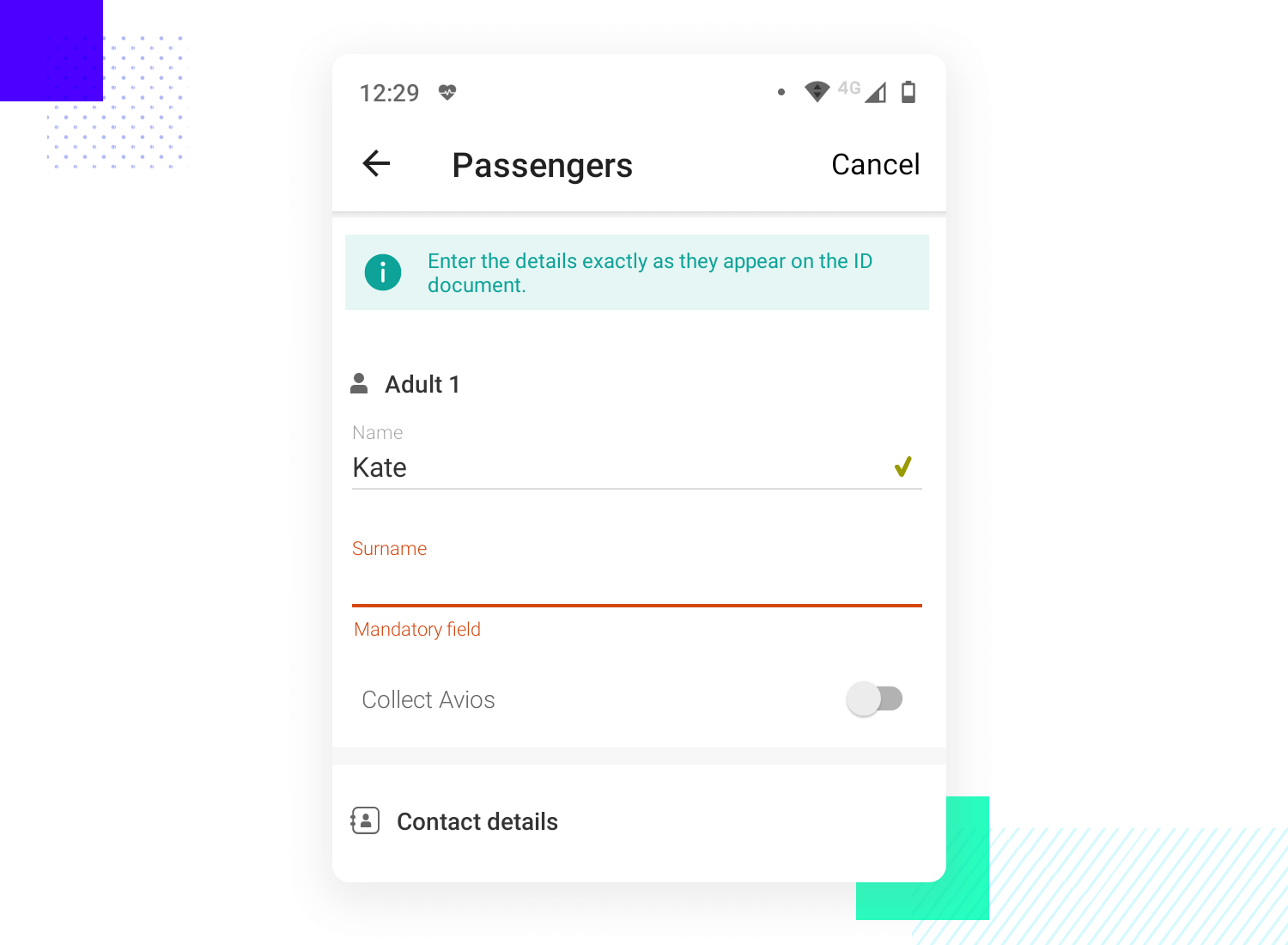 example of input feedback pattern in ui design