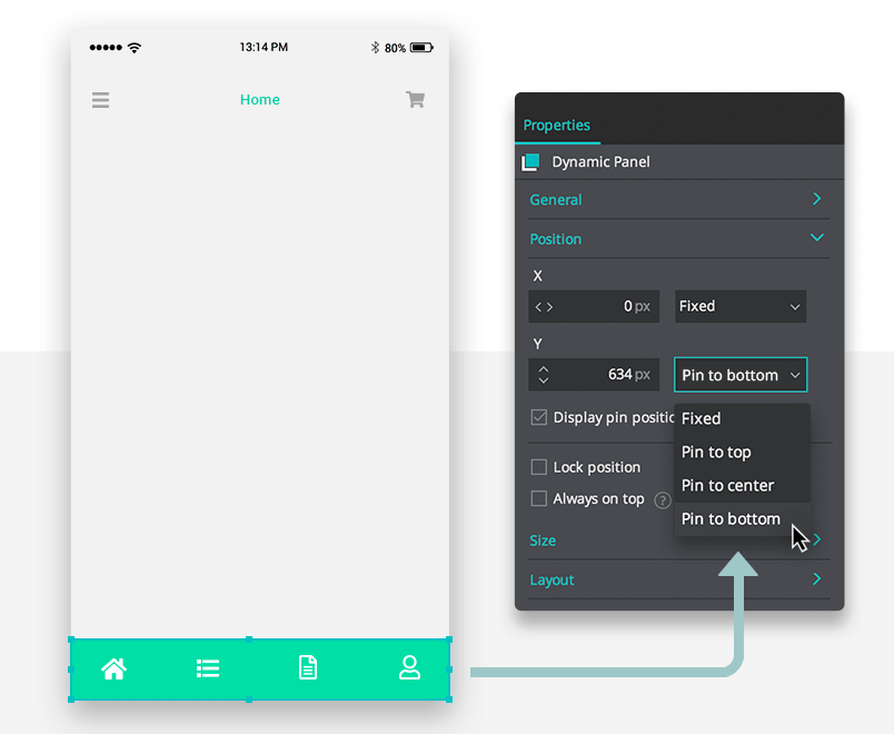 pin-to-bottom-dynamic-panel