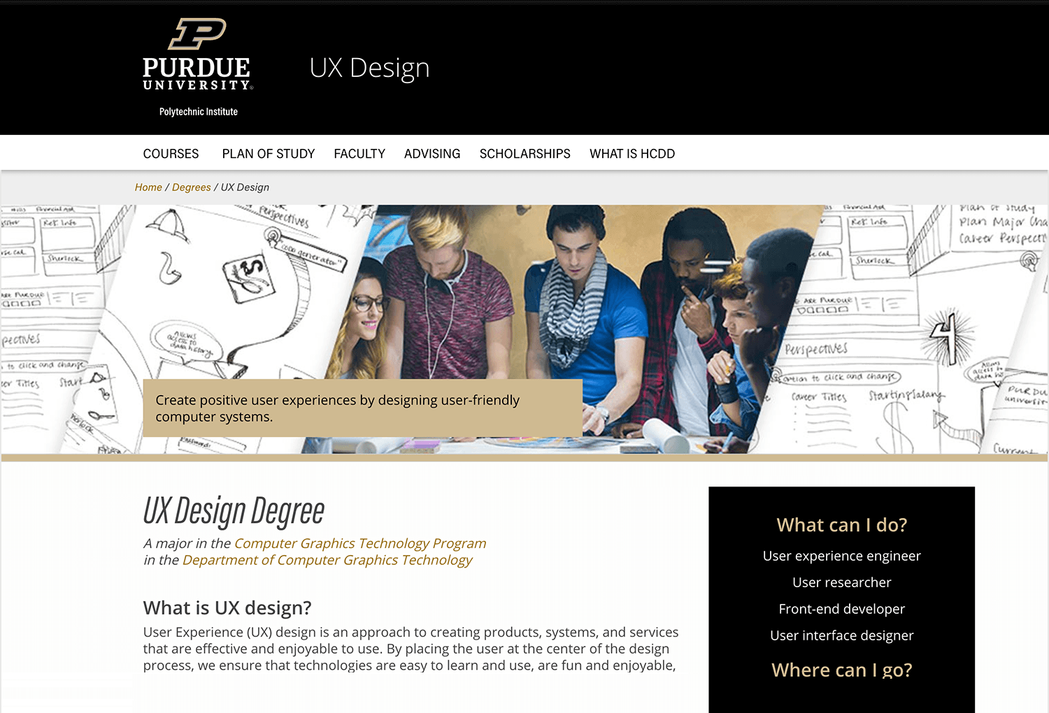 purdue university and its ux design course