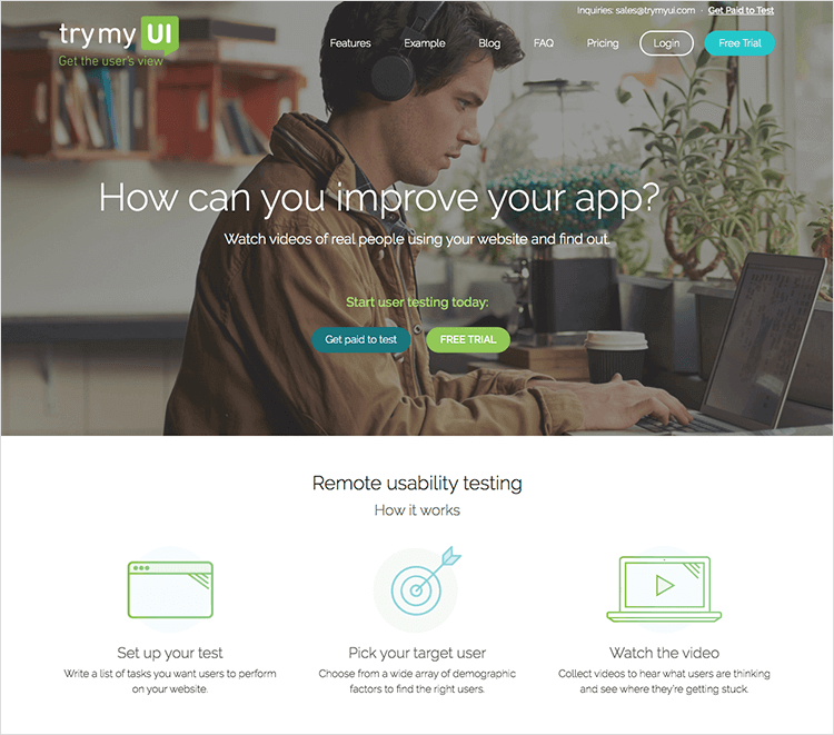 trymyui usability testing tool